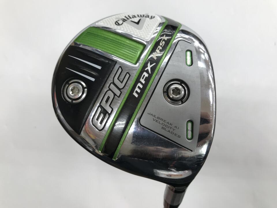 【中古】キャロウェイ EPIC MAX FAST フェアウェイウッド 5W 18&deg; Sフレックス 42.25インチ Speeder EVOLUTION for Callaway Dランク 右利き用 Callaway ゴルフクラブ エピックマックスファスト ゴルフドゥ ゴル｜ゴルフ ドゥ 中古クラブ店