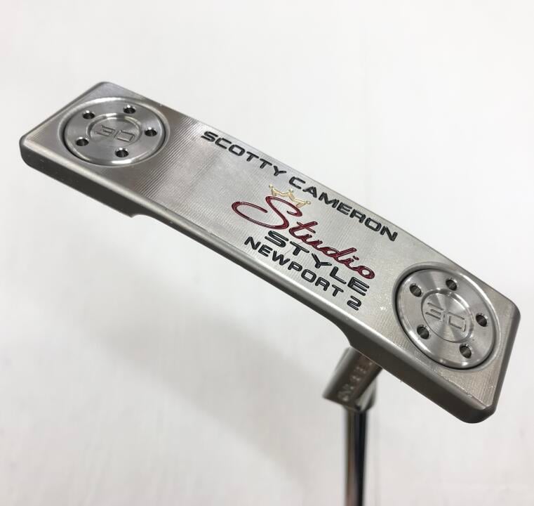 【中古】タイトリスト SC STUDIO STYLE NEWPORT 2 パター 34.0インチ ヘッドカバーあり オリジナルスチール Bランク 右利き用 Titleist ゴルフクラブ スコッティキャメロン スタジオスタイル ゴルフド｜ゴルフ ドゥ 中古クラブ店
