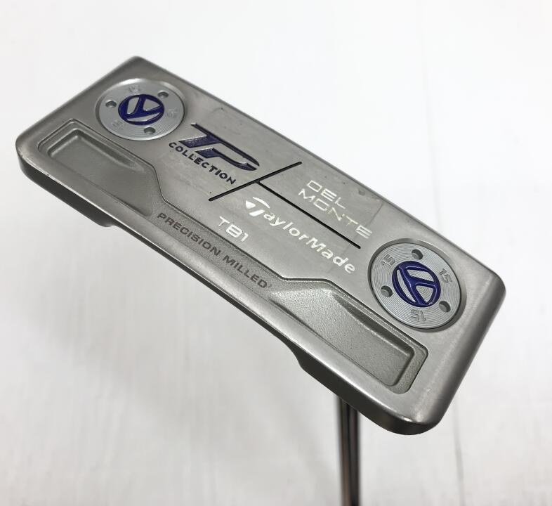 【中古】テーラーメイド TP COLLECTION BLACK DEL MONTE TB1 パター 33.0インチ ヘッドカバーあり オリジナルスチール Cランク 右利き用 Taylormade ゴルフクラブ ゴルフドゥ ゴルフ用品 GOLF DO 中古ゴルフ|ゴルフ ドゥ 中古クラブ店