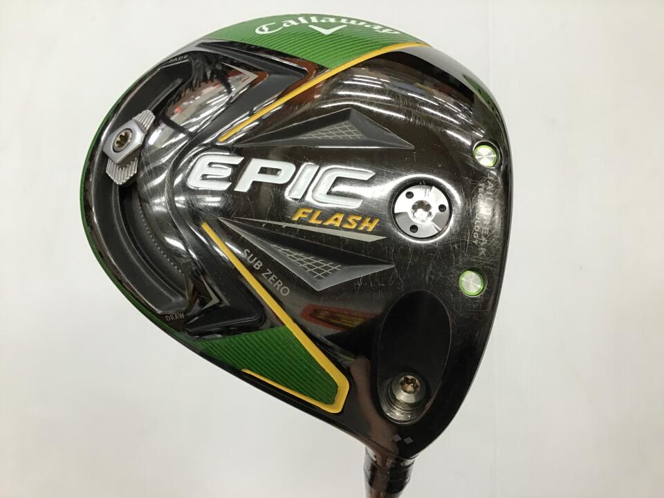 【中古】キャロウェイ EPIC FLASH SUB ZERO ◆◆◆ ドライバー 9.0&deg; Sフレックス 45.75インチ ヘッドカバーあり N.S.PRO Regioformula 65 リシャフト品 Cランク 右利き用 Callaway ゴルフクラブ エピックフラ｜ゴルフ ドゥ 中古クラブ店