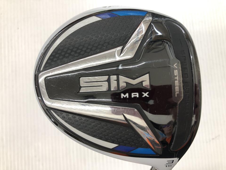 【中古】テーラーメイド SIM MAX フェアウェイウッド 3W 15&deg; Sフレックス 43.25インチ TENSEI CK BLUE　60 リシャフト品 Cランク 右利き用 Taylormade ゴルフクラブ シムマックス ゴルフドゥ ゴルフ用品 G｜ゴルフ ドゥ 中古クラブ店