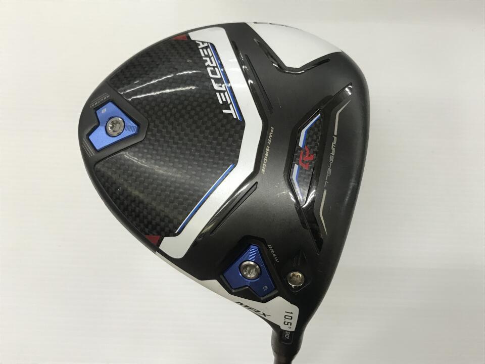 【中古】コブラ AEROJET MAX ドライバー 10.5° Sフレックス 45.0インチ ヘッドカバーあり ツアーAD for Cobra(DARKSPEED) リシャフト品 Dランク 右利き用 COBRA ゴルフクラブ エアロジェットマックス ゴル|ゴルフ ドゥ 中古クラブ店