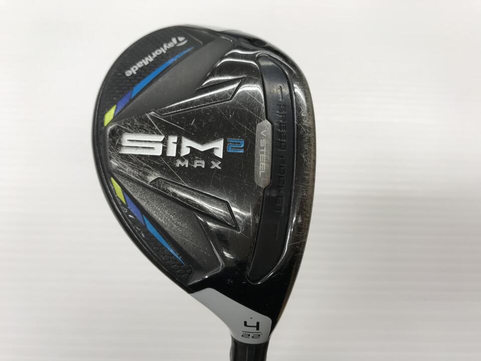 【中古】テーラーメイド SIM2 MAX ユーティリティ 22° S200フレックス 39.5インチ ダイナミックゴールド リシャフト品 Dランク 右利き用 Taylormade ゴルフクラブ シム2マックス ゴルフドゥ ゴルフ|ゴルフ ドゥ 中古クラブ店