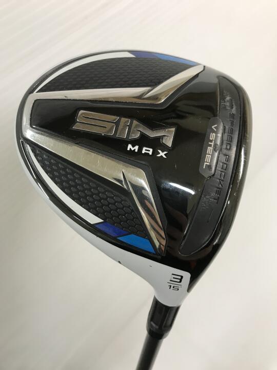 【中古】テーラーメイド SIM MAX フェアウェイウッド 3W 15&deg; Sフレックス 43.0インチ ツアーAD XC-6 Dランク 右利き用 Taylormade ゴルフクラブ シムマックス ゴルフドゥ ゴルフ用品 GOLF DO 中古ゴルフ｜ゴルフ ドゥ 中古クラブ店