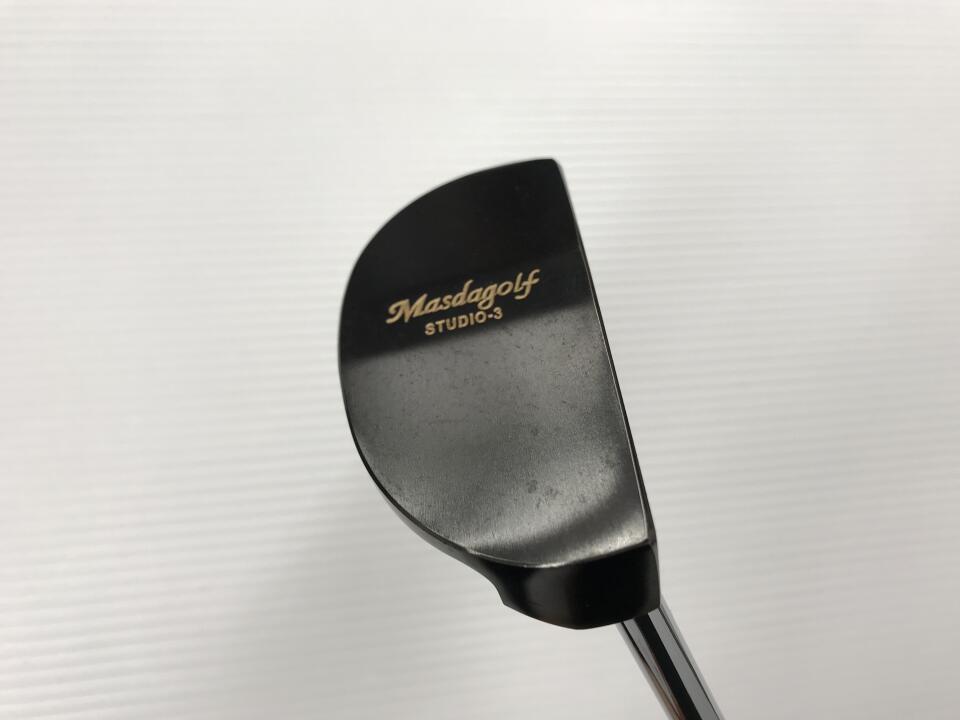 【中古】マスダ STUDIO-3 パター 34.0インチ ヘッドカバーあり オリジナルスチール Cランク 右利き用 Masda ゴルフクラブ ゴルフドゥ ゴルフ用品 GOLF DO 中古ゴルフクラブ|ゴルフ ドゥ 中古クラブ店