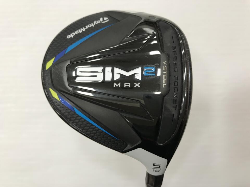 【中古】テーラーメイド SIM2 MAX フェアウェイウッド 5W 18° SRフレックス 42.25インチ ヘッドカバーあり TENSEI BLUE TM50(SIM2) Cランク 右利き用 Taylormade ゴルフクラブ シム2マックス ゴルフドゥ ゴ|ゴルフ ドゥ 中古クラブ店