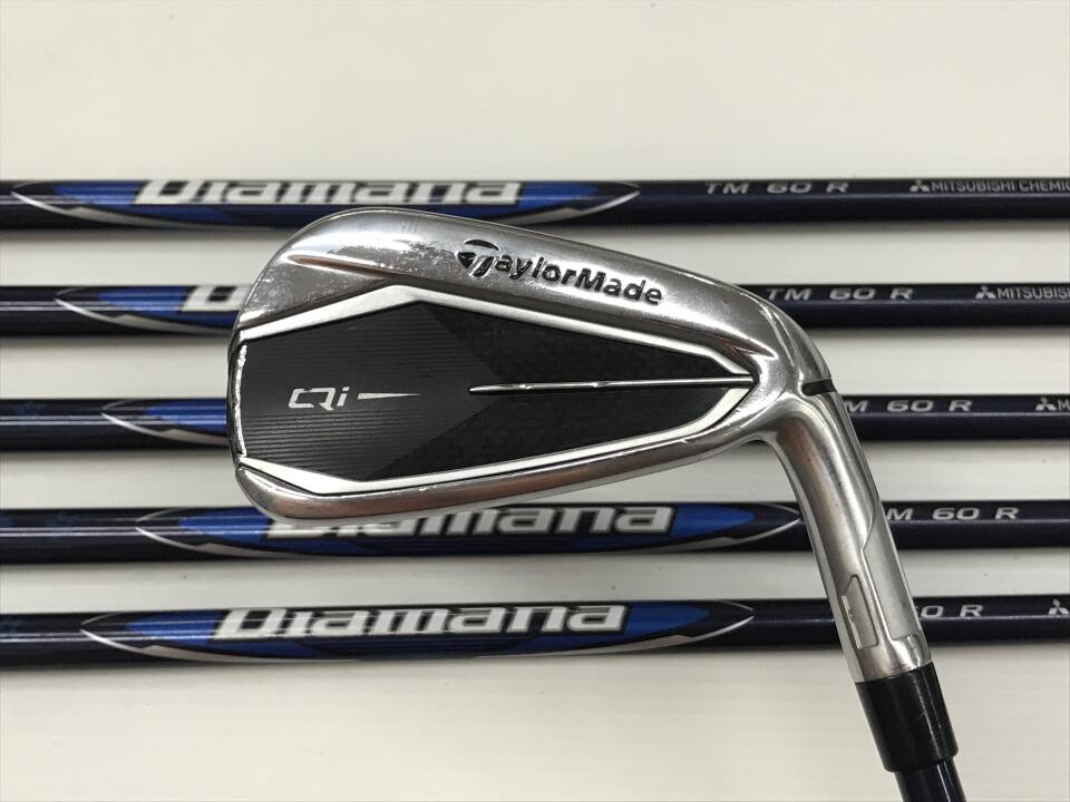 【中古】テーラーメイド Qi アイアンセット Rフレックス 38.0インチ Diamana BLUE TM60 Cランク 右利き用 Taylormade ゴルフクラブ ゴルフドゥ ゴルフ用品 GOLF DO 中古ゴルフクラブ|ゴルフ ドゥ 中古クラブ店
