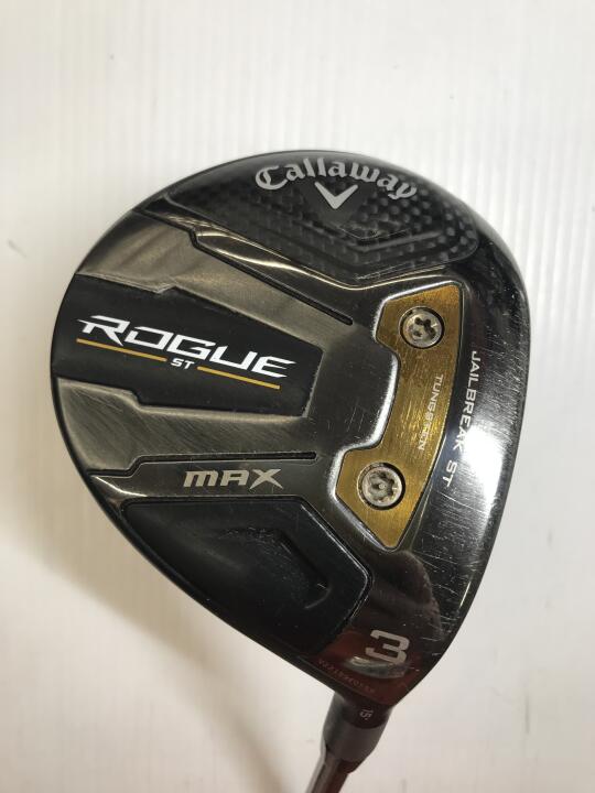 【中古】キャロウェイ ROGUE ST MAX フェアウェイウッド 3W 15&deg; Sフレックス 43.0インチ ヘッドカバーあり Diamana PD60 リシャフト品 Cランク 右利き用 Callaway ゴルフクラブ ローグSTマックス ゴルフ｜ゴルフ ドゥ 中古クラブ店