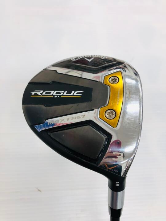 【中古】キャロウェイ ROGUE ST MAX FAST フェアウェイウッド 3W 16° SRフレックス 43.0インチ ヘッドカバーあり SPEEDER NX 40 for Callaway Cランク 右利き用 Callaway ゴルフクラブ ローグSTマックスファス|ゴルフ ドゥ 中古クラブ店
