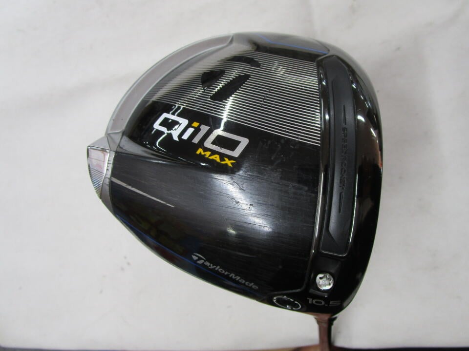 【中古】テーラーメイド Qi10 MAX ドライバー 10.5&deg; Sフレックス 45.25インチ ヘッドカバーあり Diamana BLUE TM50 Cランク 右利き用 Taylormade ゴルフクラブ Qi10マックス ゴルフドゥ ゴルフ用品 GOLF DO 中｜ゴルフ ドゥ 中古クラブ店