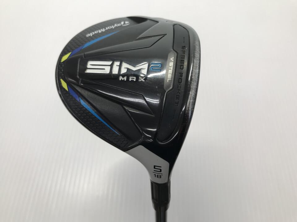 【中古】テーラーメイド SIM2 MAX フェアウェイウッド 5W 18° Rフレックス 42.25インチ ヘッドカバーあり TENSEI BLUE TM50(SIM2) Cランク 右利き用 Taylormade ゴルフクラブ シム2マックス ゴルフドゥ ゴル|ゴルフ ドゥ 中古クラブ店