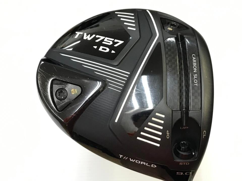 【中古】ホンマゴルフ TOUR WORLD TW757 D ドライバー 9&deg; Sフレックス 45.75インチ ヘッドカバーあり VIZARD for TW757 50 Dランク 右利き用 ゴルフクラブ ツアーワールド ゴルフドゥ ゴルフ用品 GOLF DO 中｜ゴルフ ドゥ 中古クラブ店