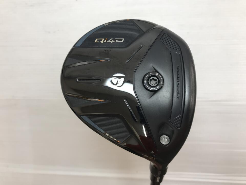 【中古】テーラーメイド Qi4D フェアウェイウッド 7W 21&deg; Sフレックス 41.75インチ ヘッドカバーあり REAX 55 (Qi4D) Cランク 右利き用 Taylormade ゴルフクラブ キューアイフォーディー ゴルフドゥ ゴ｜ゴルフ ドゥ 中古クラブ店
