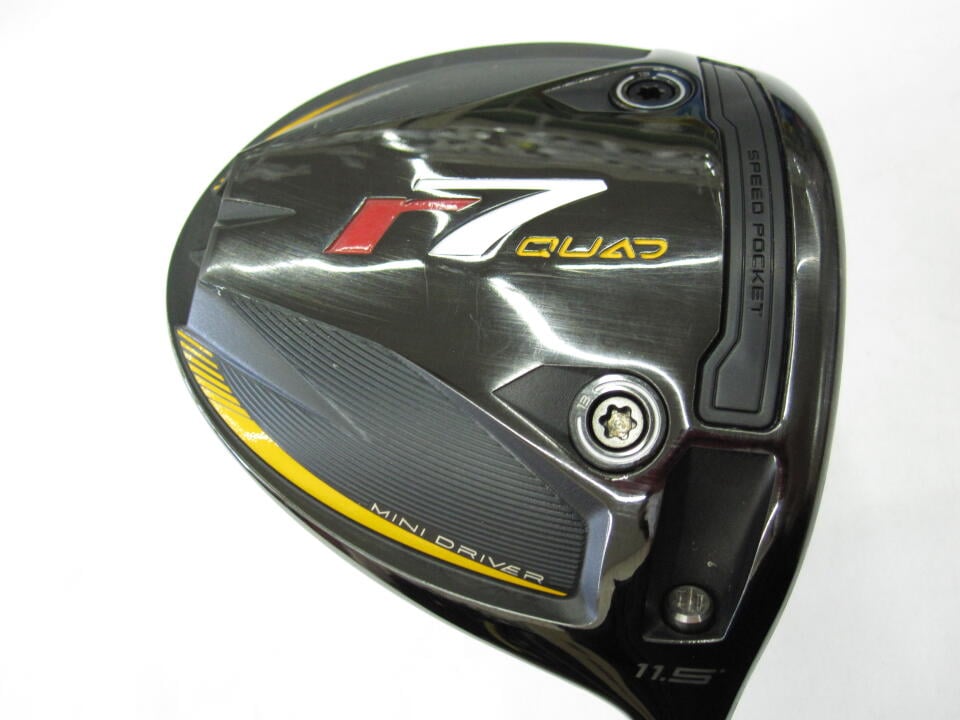 【中古】テーラーメイド r7 QUAD MINI DRIVER ドライバー 11.5&deg; Sフレックス 43.75インチ ヘッドカバーあり Diamana SILVER TM55(r7 QUAD) Cランク 右利き用 Taylormade ゴルフクラブ アールセブンクアッドミニ｜ゴルフ ドゥ 中古クラブ店
