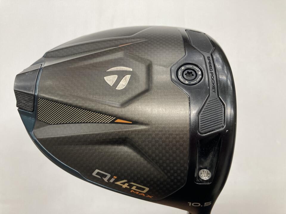 【中古】テーラーメイド Qi4D MAX ドライバー 10.5° R2フレックス 45.25インチ ヘッドカバーあり ATTAS3 4 リシャフト品 Bランク 右利き用 Taylormade ゴルフクラブ Qi4Dマックス ゴルフドゥ ゴルフ用品|ゴルフ ドゥ 中古クラブ店