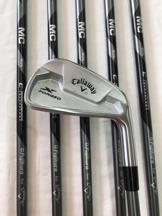 【中古】キャロウェイ X FORGED STAR 2021 アイアンセット 23&deg; Sフレックス 38.0インチ Fujikura MC 80 Cランク 右利き用 Callaway ゴルフクラブ エックスフォージドスター2021 ゴルフドゥ ゴルフ用品 GOLF DO｜ゴルフ ドゥ 中古クラブ店