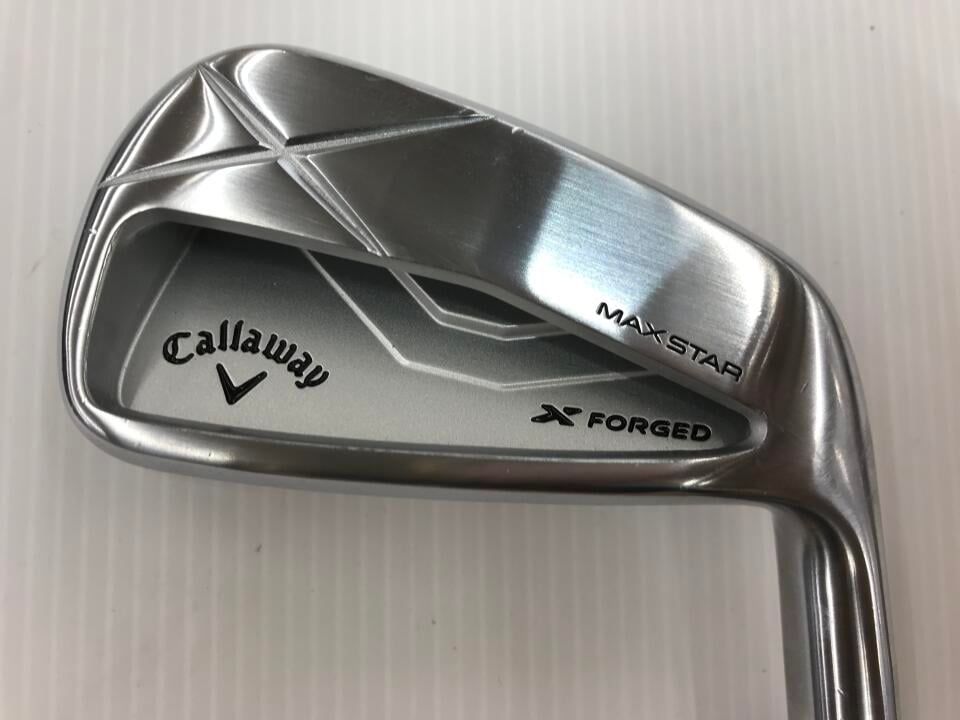 【中古】キャロウェイ X FORGED MAX STAR アイアンセット 26&deg; Sフレックス 37.5インチ fujikura MC80 リシャフト品 Bランク 右利き用 Callaway ゴルフクラブ エックスフォージドマックススター ゴルフド｜ゴルフ ドゥ 中古クラブ店