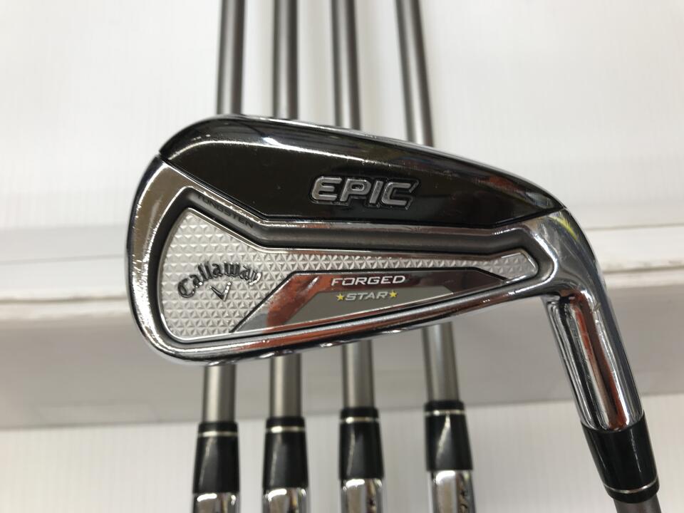 【中古】キャロウェイ EPIC FORGED STAR アイアンセット Rフレックス 38.5インチ Speeder EVOLUTION for CW Dランク 右利き用 Callaway ゴルフクラブ エピックフォージドスター ゴルフドゥ ゴルフ用品 GOLF DO｜ゴルフ ドゥ 中古クラブ店
