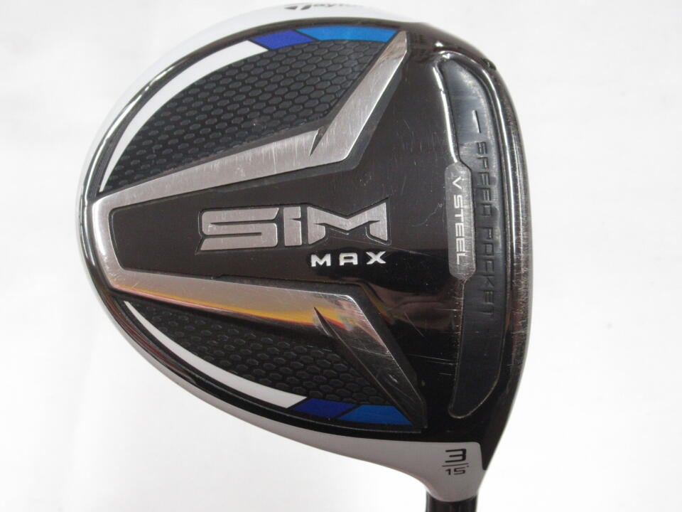 【中古】テーラーメイド SIM MAX フェアウェイウッド 3W 15° SRフレックス 43.25インチ ツアーAD m2-G(Ryoma GOLF) リシャフト品 Dランク 右利き用 Taylormade ゴルフクラブ シムマックス ゴルフドゥ ゴ|ゴルフ ドゥ 中古クラブ店