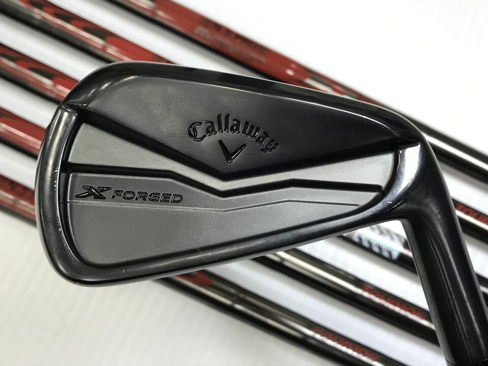 【中古】キャロウェイ X FORGED 2024 BLACK アイアンセット Sフレックス 37.75インチ NSプロ MODUS 3 TOUR 105 Luxury Black Cランク 右利き用 Callaway ゴルフクラブ エックスフォージド2024ブラック ゴルフドゥ｜ゴルフ ドゥ 中古クラブ店