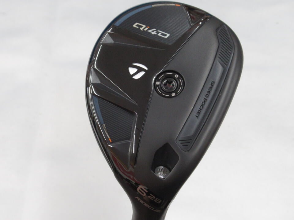 【中古】テーラーメイド Qi4D ユーティリティ 28° Sフレックス 38.75インチ ヘッドカバーあり REAX 65 (Qi4D) Bランク 右利き用 Taylormade ゴルフクラブ キューアイフォーディー ゴルフドゥ ゴルフ用|ゴルフ ドゥ 中古クラブ店
