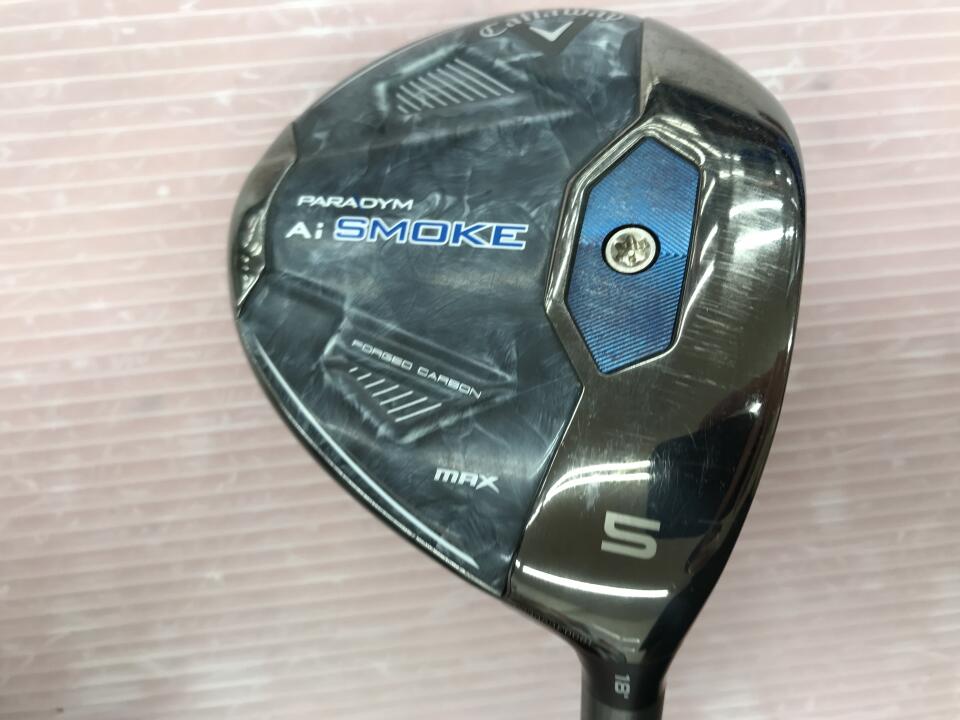 【中古】キャロウェイ PARADYM Ai SMOKE MAX フェアウェイウッド 5W 18° Rフレックス 42.5インチ ヘッドカバーあり TENSEI 50 for Callaway(Ai SMOKE) Cランク 右利き用 Callaway ゴルフクラブ パラダイムAiスモー|ゴルフ ドゥ 中古クラブ店