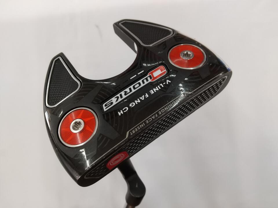 【中古】オデッセイ O-WORKS V-LINE FANG CH パター 34.0インチ ヘッドカバーあり オリジナルスチール Cランク 右利き用 ODYSSEY ゴルフクラブ ゴルフドゥ ゴルフ用品 GOLF DO 中古ゴルフクラブ｜ゴルフ ドゥ 中古クラブ店