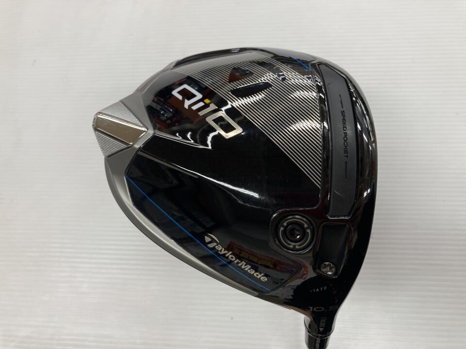【中古】テーラーメイド Qi10 ドライバー 10.5&deg; Sフレックス 45.5インチ ヘッドカバーあり ATTAS COOL 5 リシャフト品 Bランク 右利き用 Taylormade ゴルフクラブ ゴルフドゥ ゴルフ用品 GOLF DO 中古ゴ｜ゴルフ ドゥ 中古クラブ店