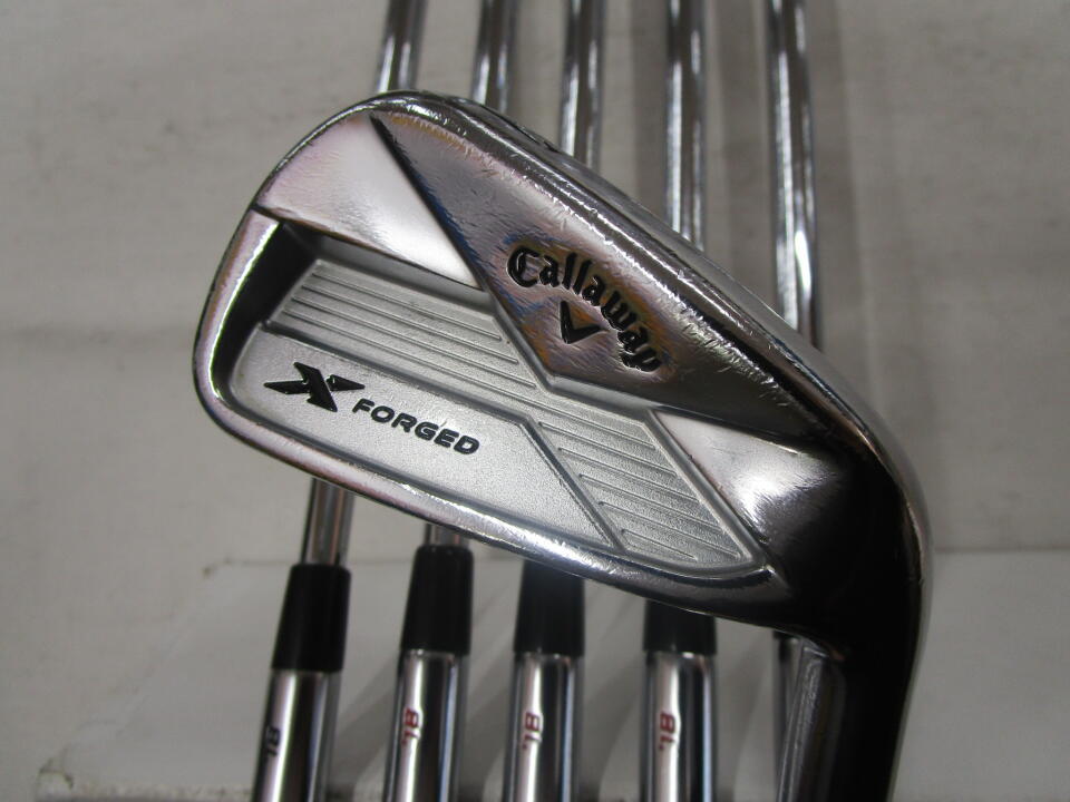 【中古】【訳あり】キャロウェイ X FORGED 2018 アイアンセット 26° Sフレックス 38.0インチ NSプロ MODUS 3 TOUR 120 Cランク 右利き用 Callaway ゴルフクラブ エックスフォージド2018 ゴルフドゥ ゴルフ|ゴルフ ドゥ 中古クラブ店