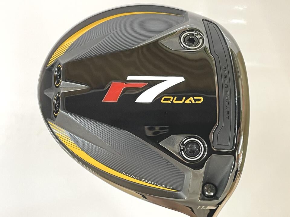 【中古】テーラーメイド r7 QUAD MINI DRIVER US ドライバー 11.5&deg; Sフレックス 44.0インチ Fujikura SPEEDER MD Cランク 右利き用 Taylormade ゴルフクラブ アールセブンクアッドミニドライバー ゴルフドゥ｜ゴルフ ドゥ 中古クラブ店