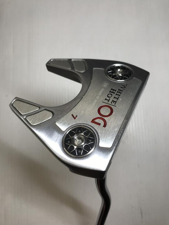 【中古】オデッセイ ホワイト ホット OG #7 パター 34.0インチ ヘッドカバーあり STROKE LAB Cランク 右利き用 ODYSSEY ゴルフクラブ ゴルフドゥ ゴルフ用品 GOLF DO 中古ゴルフクラブ｜ゴルフ ドゥ 中古クラブ店