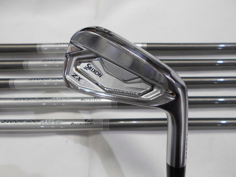 【中古】ダンロップ SRIXON ZX5 Mk2 アイアンセット 24° Sフレックス 38.25インチ Steel Fiber i80 CW Cランク 右利き用 DUNLOP ゴルフクラブ スリクソンZX5 MK2 ゴルフドゥ ゴルフ用品 GOLF DO 中古ゴルフクラ|ゴルフ ドゥ 中古クラブ店