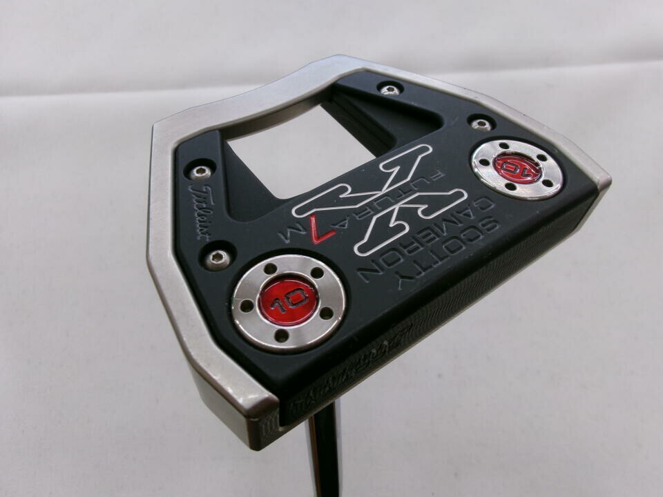 【中古】タイトリスト SC FUTURA X7M パター 35.0インチ ヘッドカバーあり オリジナルスチール Dランク 右利き用 Titleist ゴルフクラブ スコッティキャメロン フューチュラエックス ゴルフドゥ ゴ｜ゴルフ ドゥ 中古クラブ店
