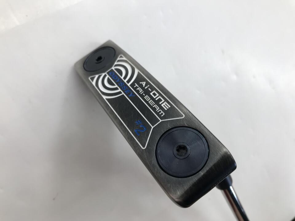 【中古】オデッセイ Ai-ONE TRI-BEAM #2 パター 34.0インチ ヘッドカバーあり オリジナルスチール Cランク 右利き用 ODYSSEY ゴルフクラブ ゴルフドゥ ゴルフ用品 GOLF DO 中古ゴルフクラブ|ゴルフ ドゥ 中古クラブ店