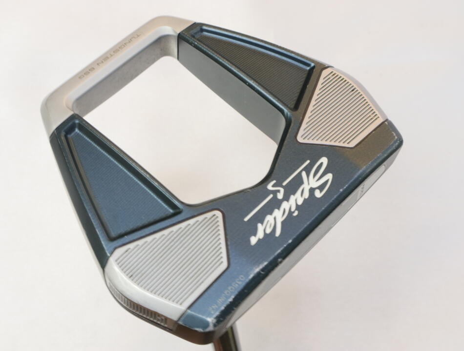 【中古】テーラーメイド Spider S NAVY パター 34.0インチ ヘッドカバーあり オリジナルスチール Dランク 右利き用 Taylormade ゴルフクラブ ゴルフドゥ ゴルフ用品 GOLF DO 中古ゴルフクラブ｜ゴルフ ドゥ 中古クラブ店