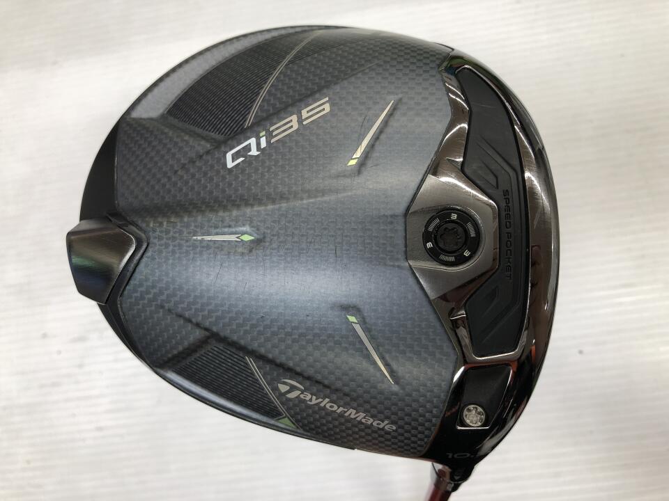 【中古】テーラーメイド Qi35 ドライバー 10.5&deg; Sフレックス 45.25インチ ヘッドカバーあり VENTUSTR RED 6 リシャフト品 Cランク 右利き用 Taylormade ゴルフクラブ ゴルフドゥ ゴルフ用品 GOLF DO 中古｜ゴルフ ドゥ 中古クラブ店
