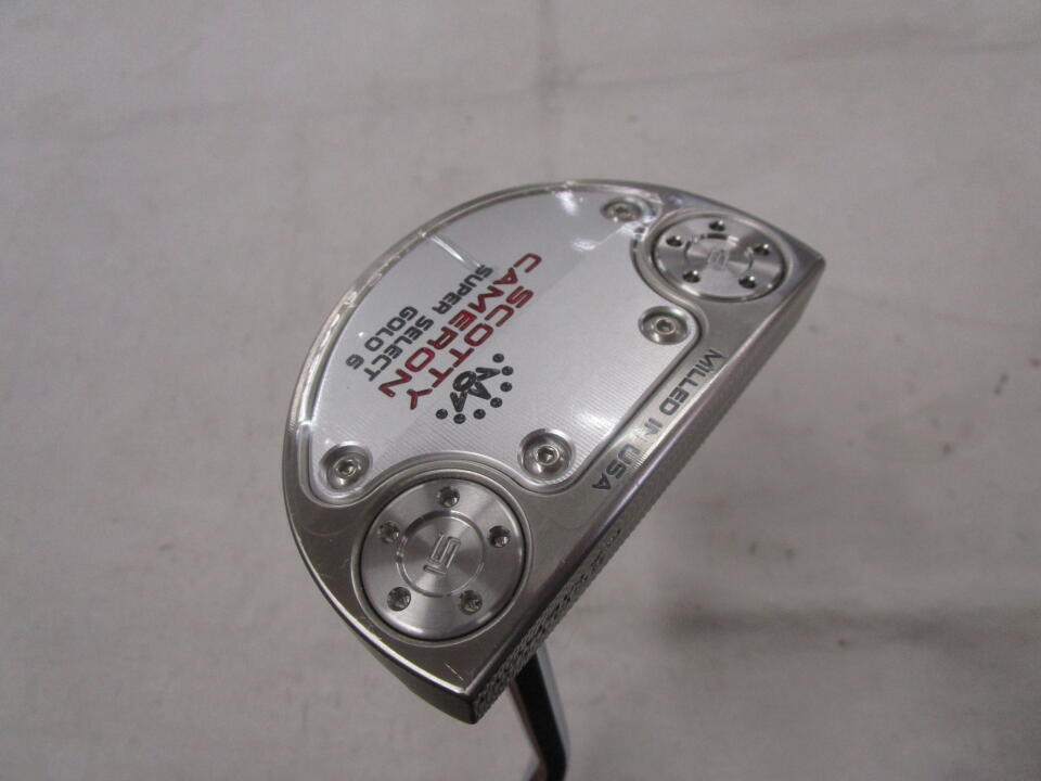 【中古】タイトリスト SC SUPER SELECT GOLO 6 パター 34.0インチ ヘッドカバーあり オリジナルスチール Bランク 右利き用 Titleist ゴルフクラブ スコッティキャメロン スーパーセレクト ゴーロー ゴ｜ゴルフ ドゥ 中古クラブ店