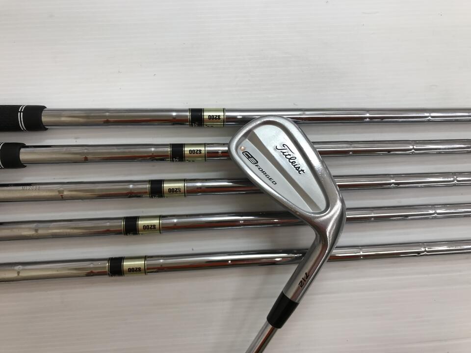 【中古】タイトリスト CB 712 アイアンセット S200フレックス 38.0インチ ダイナミックゴールド Cランク 右利き用 Titleist ゴルフクラブ ゴルフドゥ ゴルフ用品 GOLF DO 中古ゴルフクラブ｜ゴルフ ドゥ 中古クラブ店