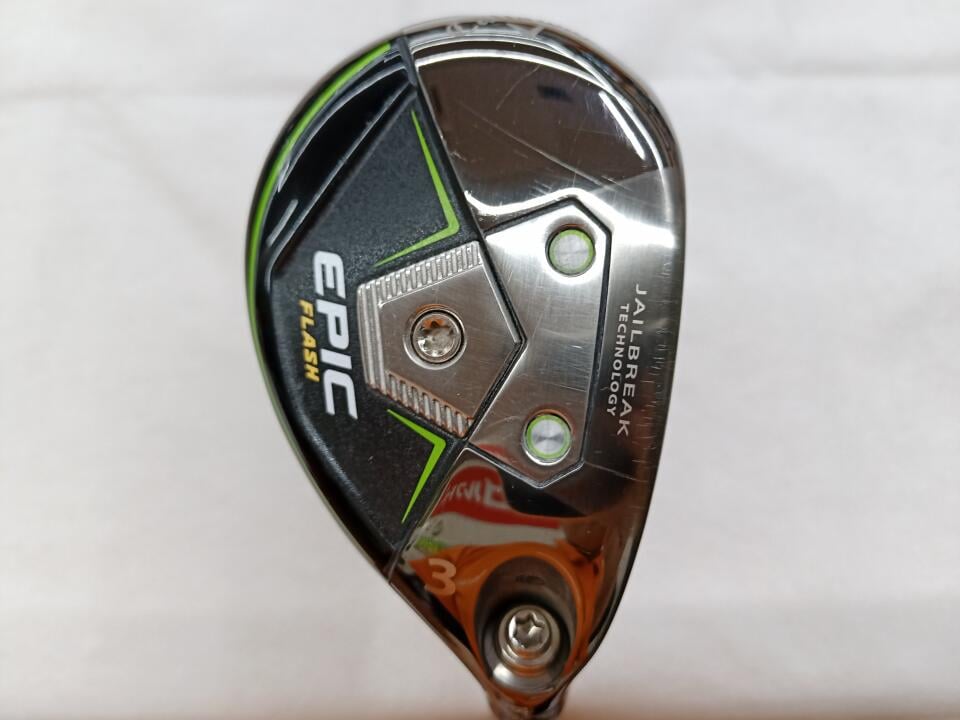【中古】キャロウェイ EPIC FLASH US ユーティリティ 18&deg; Rフレックス 40.5インチ TENSEI　AV　Silver65 リシャフト品 Cランク 右利き用 Callaway ゴルフクラブ エピックフラッシュ ゴルフドゥ ゴルフ用｜ゴルフ ドゥ 中古クラブ店