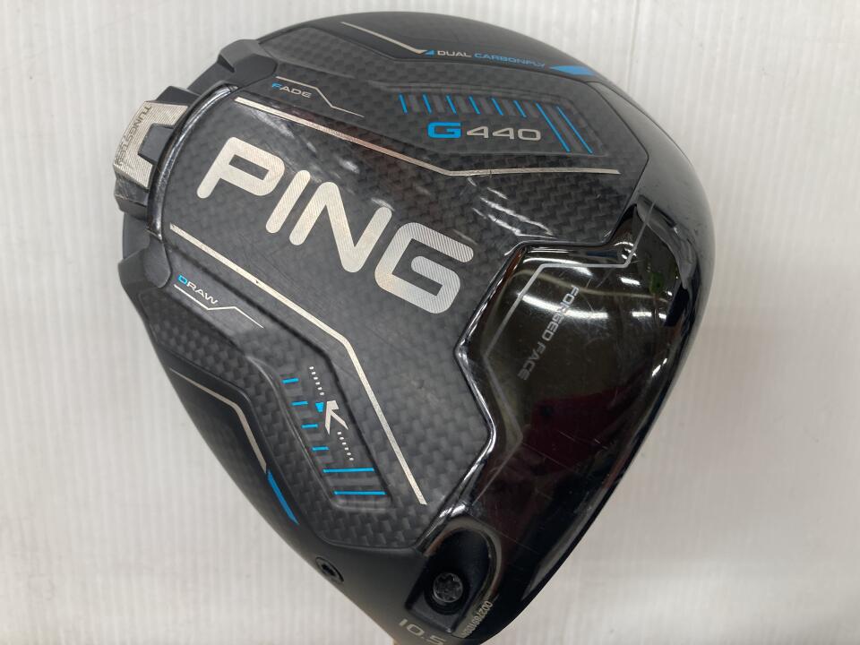 【中古】ピン G440 K ドライバー 10.5° Sフレックス 45.25インチ ヘッドカバーあり TOUR 2.0 CHROME 65 Cランク 右利き用 PING ゴルフクラブ ゴルフドゥ ゴルフ用品 GOLF DO 中古ゴルフクラブ|ゴルフ ドゥ 中古クラブ店