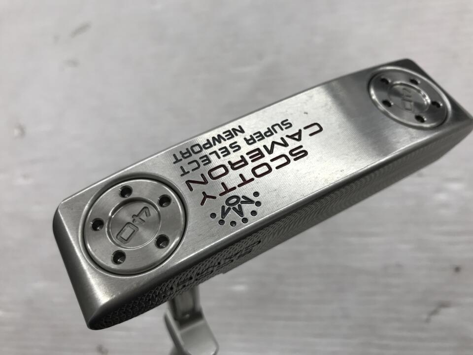 【中古】タイトリスト SC SUPER SELECT NEWPORT パター 33.0インチ ヘッドカバーあり オリジナルスチール Cランク 右利き用 Titleist ゴルフクラブ スコッティキャメロン スーパーセレクト ニューポー|ゴルフ ドゥ 中古クラブ店