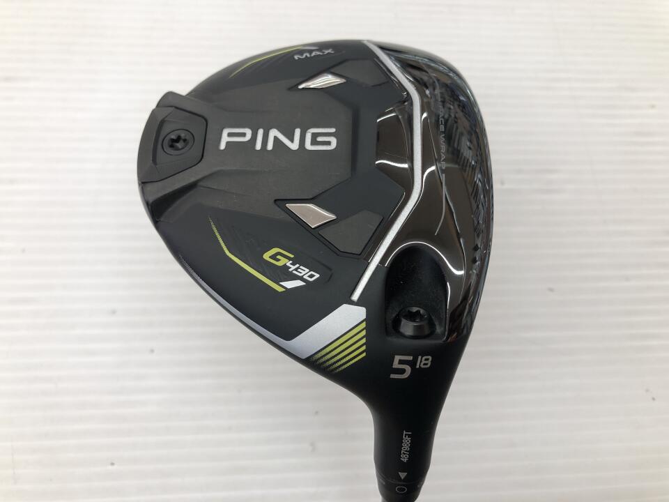 【中古】ピン G430 MAX フェアウェイウッド 5W 18&deg; SRフレックス 42.5インチ ヘッドカバーあり ALTA J CB BLACK Cランク 右利き用 PING ゴルフクラブ G430マックス ゴルフドゥ ゴルフ用品 GOLF DO 中古ゴル｜ゴルフ ドゥ 中古クラブ店