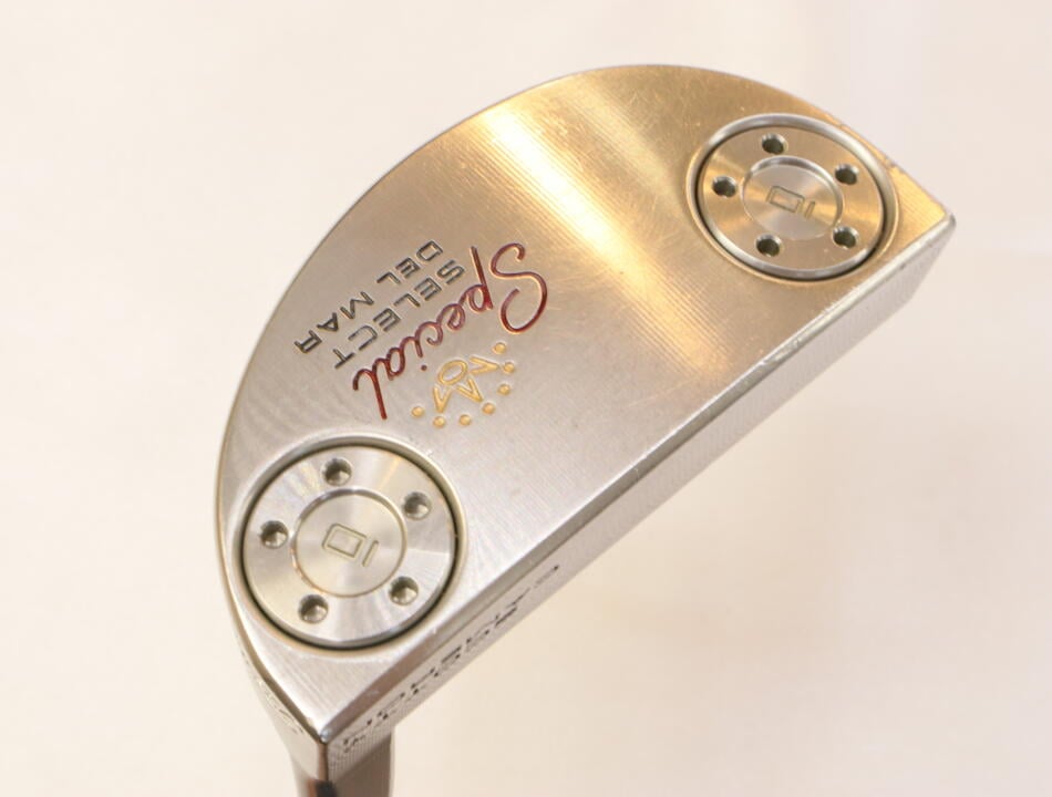 【中古】タイトリスト SC Special SELECT DEL MAR パター 35.0インチ ヘッドカバーあり オリジナルスチール Cランク 右利き用 Titleist ゴルフクラブ スコッティキャメロン スペシャルセレクト デルマ｜ゴルフ ドゥ 中古クラブ店
