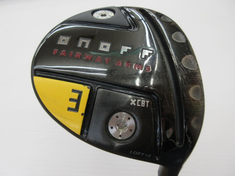 【中古】グローブライド ONOFF FAIRWAY ARMS KURO 2022 フェアウェイウッド 3W 15° Sフレックス 43.0インチ Fire Express リシャフト品 Cランク 右利き用 GLOBERIDE ゴルフクラブ オノフ フェアウェイアームズ|ゴルフ ドゥ 中古クラブ店