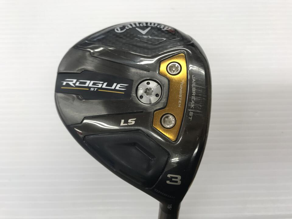 【中古】キャロウェイ ROGUE ST LS フェアウェイウッド 3W 15° Sフレックス 42.75インチ ヘッドカバーあり ツアーAD UB-6 リシャフト品 Cランク 右利き用 Callaway ゴルフクラブ ローグSTLS ゴルフドゥ|ゴルフ ドゥ 中古クラブ店