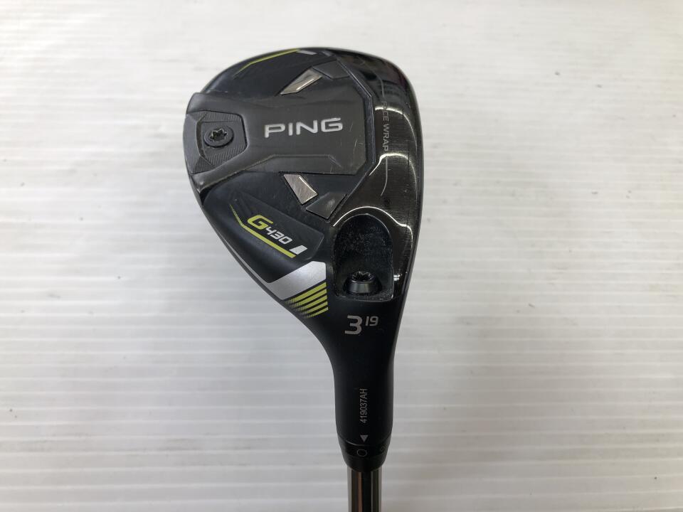 【中古】ピン G430 ユーティリティ 19&deg; Sフレックス 40.0インチ TOUR 2.0 CHROME 85 Cランク 右利き用 PING ゴルフクラブ ゴルフドゥ ゴルフ用品 GOLF DO 中古ゴルフクラブ｜ゴルフ ドゥ 中古クラブ店
