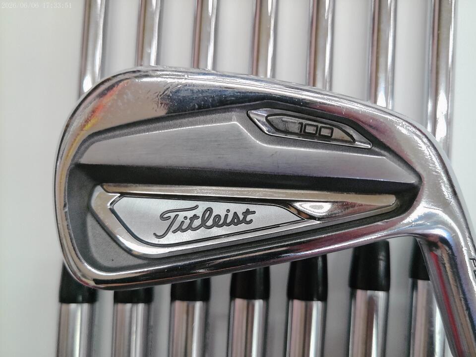 【中古】タイトリスト T100 アイアンセット S200フレックス 38.75インチ AMT TOUR WHITE Cランク 右利き用 Titleist ゴルフクラブ ゴルフドゥ ゴルフ用品 GOLF DO 中古ゴルフクラブ|ゴルフ ドゥ 中古クラブ店