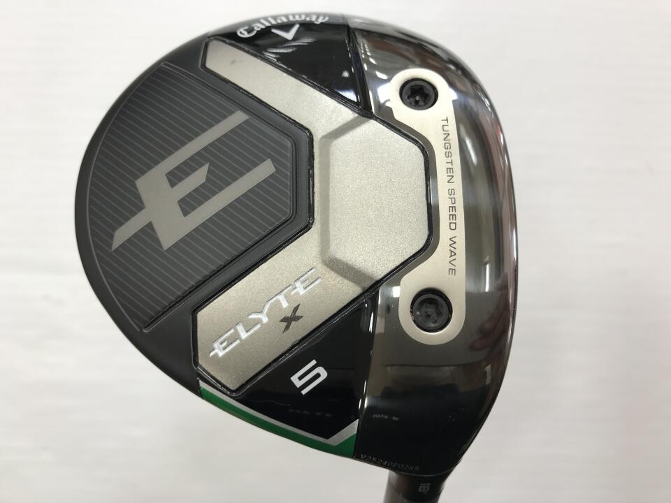 【中古】キャロウェイ ELYTE X フェアウェイウッド 5W 18&deg; Sフレックス 42.5インチ ヘッドカバーあり VENTUS GREEN 5 for Callaway Cランク 右利き用 Callaway ゴルフクラブ エリートエックス ゴルフドゥ ゴ｜ゴルフ ドゥ 中古クラブ店