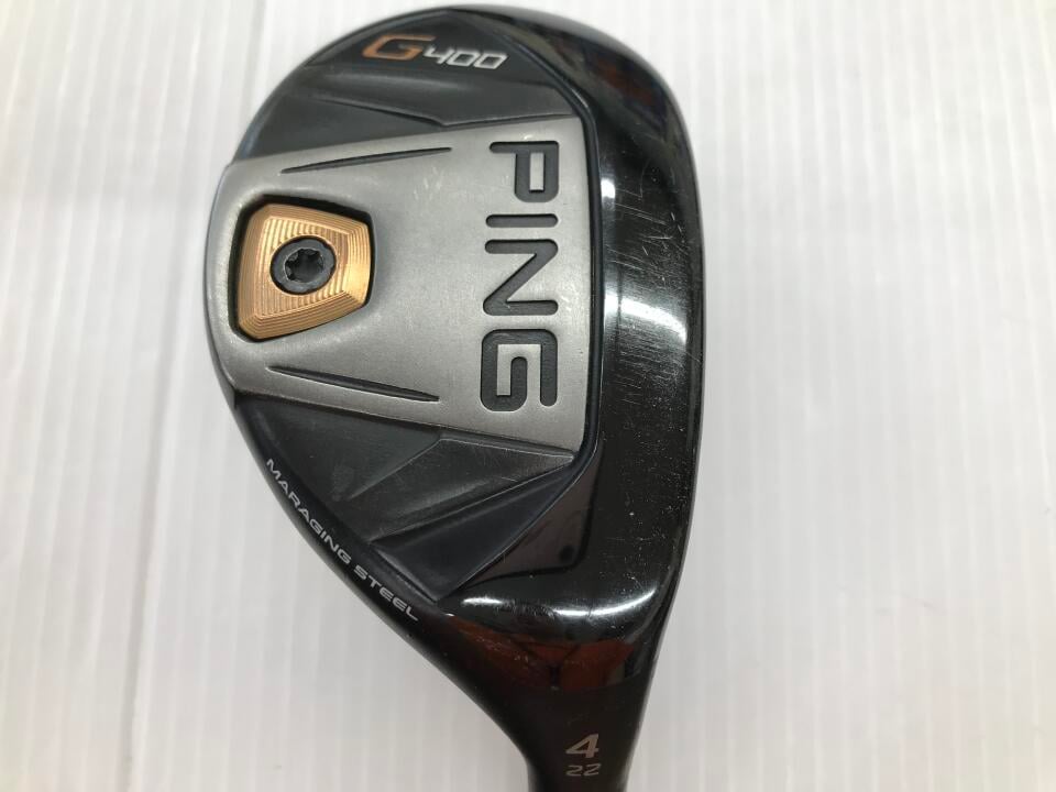 【中古】ピン G400 ユーティリティ 22° Rフレックス 39.75インチ ヘッドカバーあり PING FUBUKI Dランク 右利き用 PING ゴルフクラブ ゴルフドゥ ゴルフ用品 GOLF DO 中古ゴルフクラブ|ゴルフ ドゥ 中古クラブ店