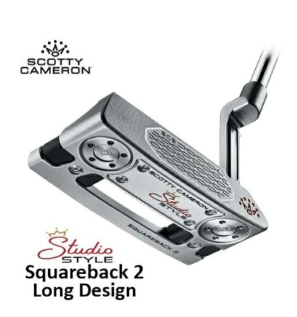 スコッティキャメロン｜Scotty Cameron ロング パター 25 SS Squareback 2 真四角うしろ側 2 [38in /ユニ一発やる /右利き用]